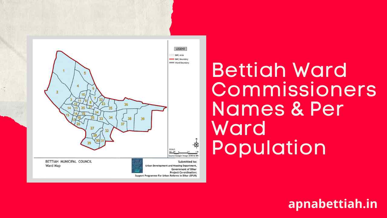 Bettiah Ward Commissioners Names & Per Ward Population